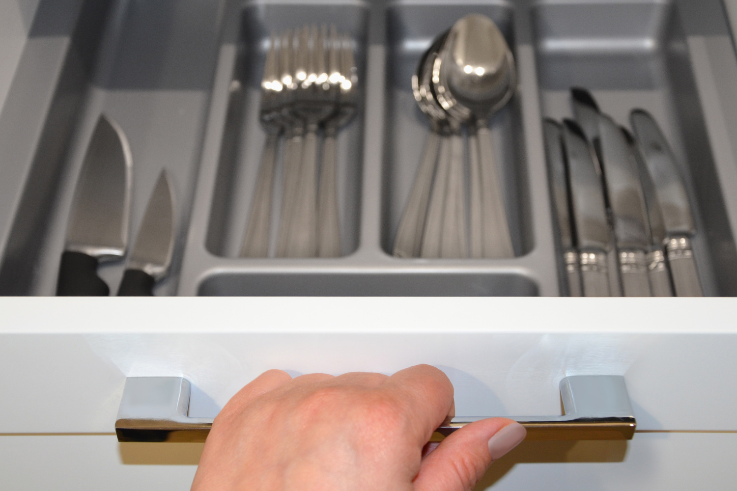 a silverware drawer. Kitchen clutter solutions to organize your home and kitchen