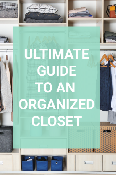 Why are so many closets a chaotic mess? When so many things get stored in such a small space organizing it the right way is key. This ultimate guide will help you set up a closet you love rather than one you dread. Tips on the best ways to organize a closet will help you find a system you love. #closetorganization #closet #organizedcloset