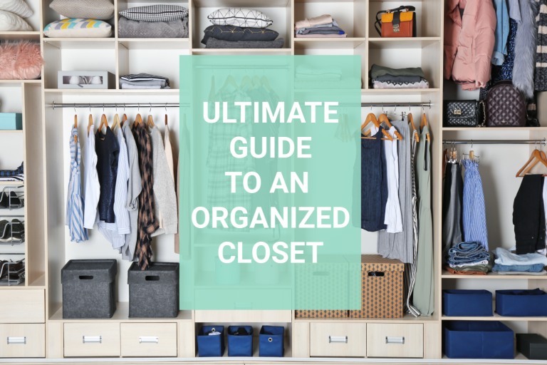 Why are so many closets a chaotic mess? When so many things get stored in such a small space organizing it the right way is key. This ultimate guide will help you set up a closet you love rather than one you dread. Tips on the best ways to organize a closet will help you find a system you love. #closetorganization #closet #organizedcloset