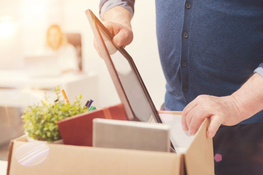 unpacking a box. Easy decluttering tips how to declutter without overwhelm