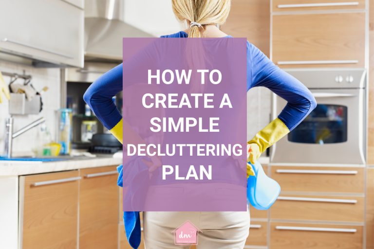 Want to declutter and organize your home but you're not sure where to start? Then what you need is a decluttering plan. A system that will help you clean out the clutter in your home and organize it so it stays neat and tidy. #clutterplan #declutteringplan #declutterinminutesplanner #declutterinminutes