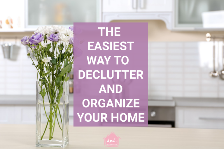 Do you have too much clutter and not enough time to deal with it? All you need are baby steps. Things you can do in a few minutes each day. Daily decluttering and organizing tasks that can be done no matter how busy your schedule is. Now you can remove the clutter and organize your home without overwhelm. Get your month FREE of my decluttering and organizing calendar and create a home you love. #organizingcalendar #declutteringcalendar #declutterinminutes