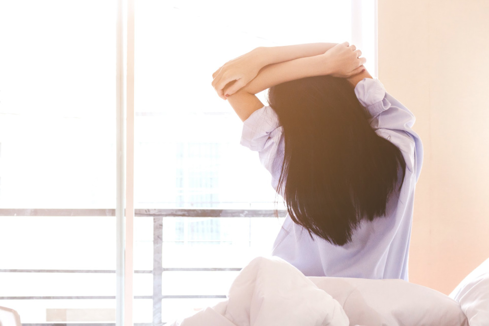 waking up to a morning routine