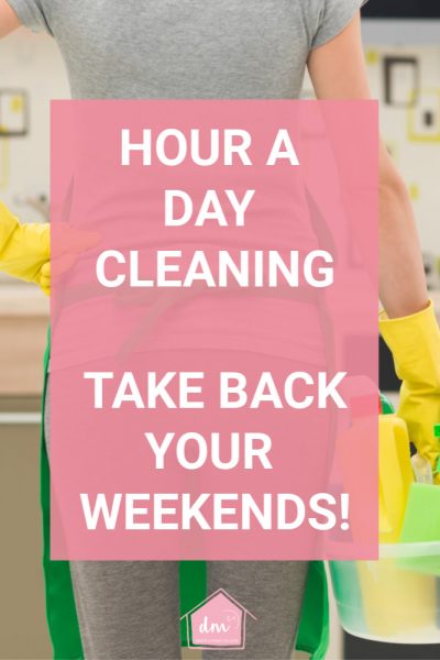 women prepared to clean in hour a day cleaning