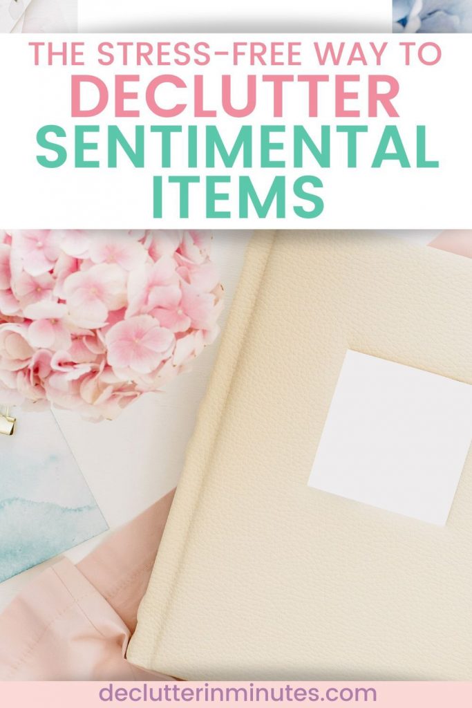 organizing tips for sentimental things