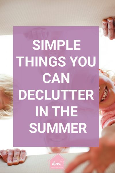 declutter in summer