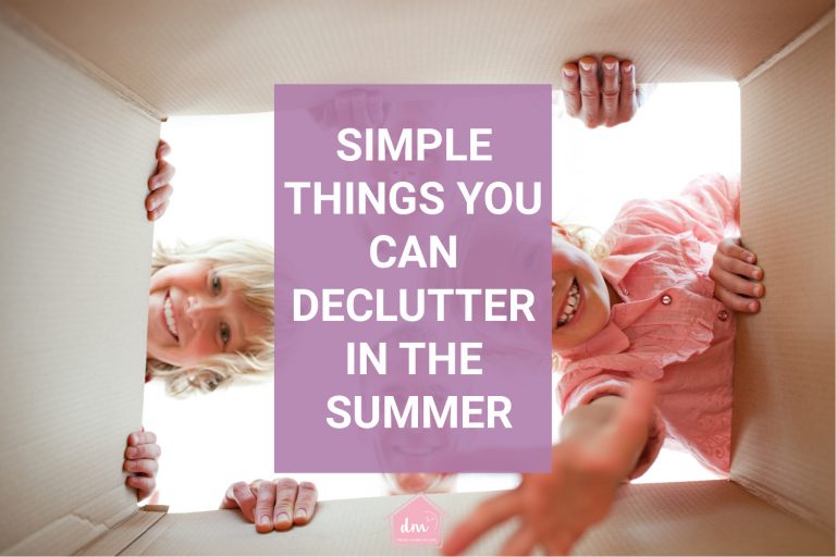 declutter in summer