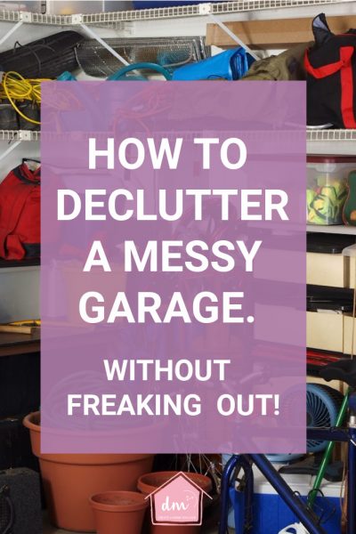 how to declutter a messy garage