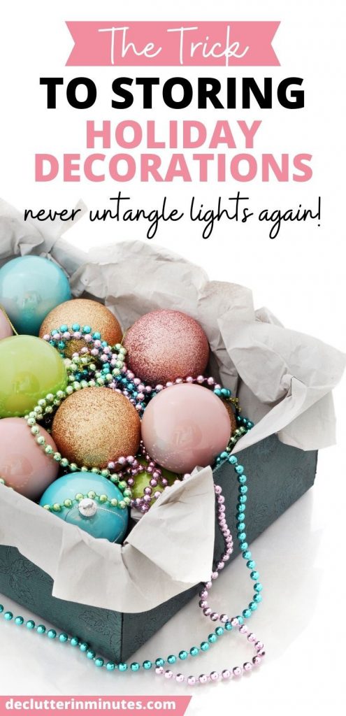 How to Organize Holiday Decorations
