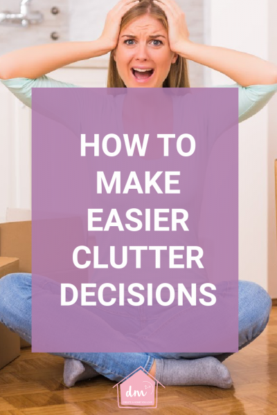 What to do with clutter. Donate and give away box