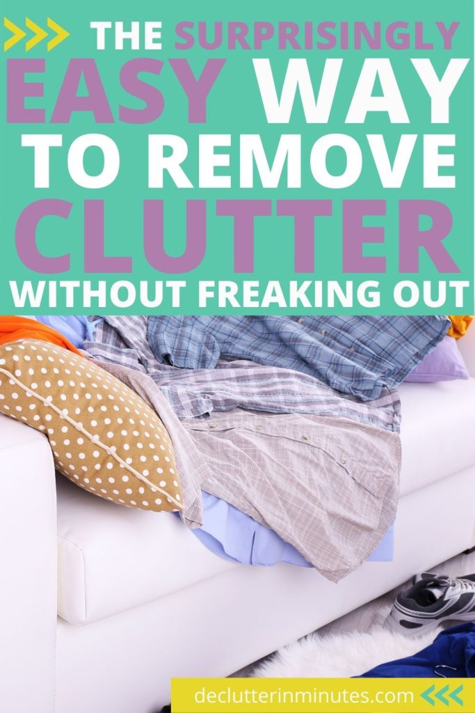 gradual decluttering