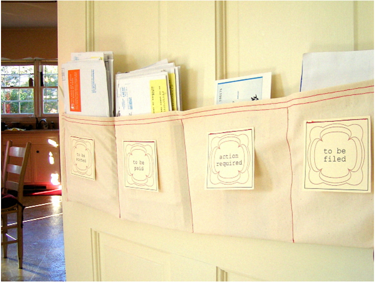 Image of a sewn mail sorter