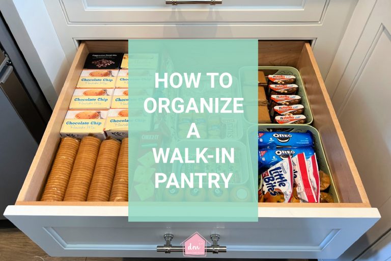 How to Organize a Walk-in Pantry