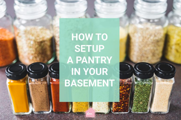 basement pantry organization