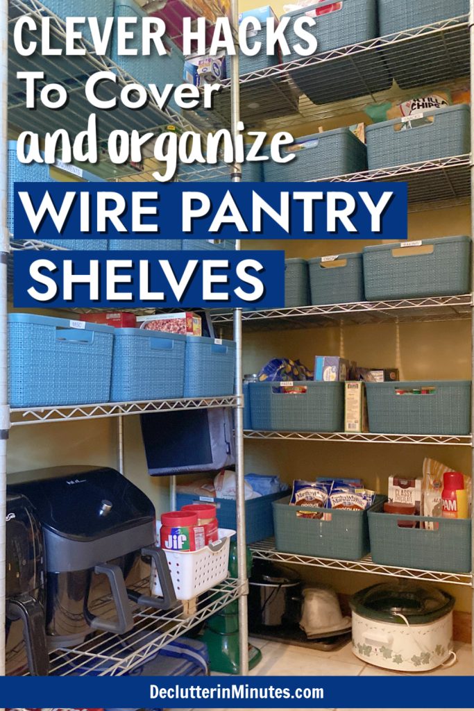 How to Cover Wire Pantry Shelves