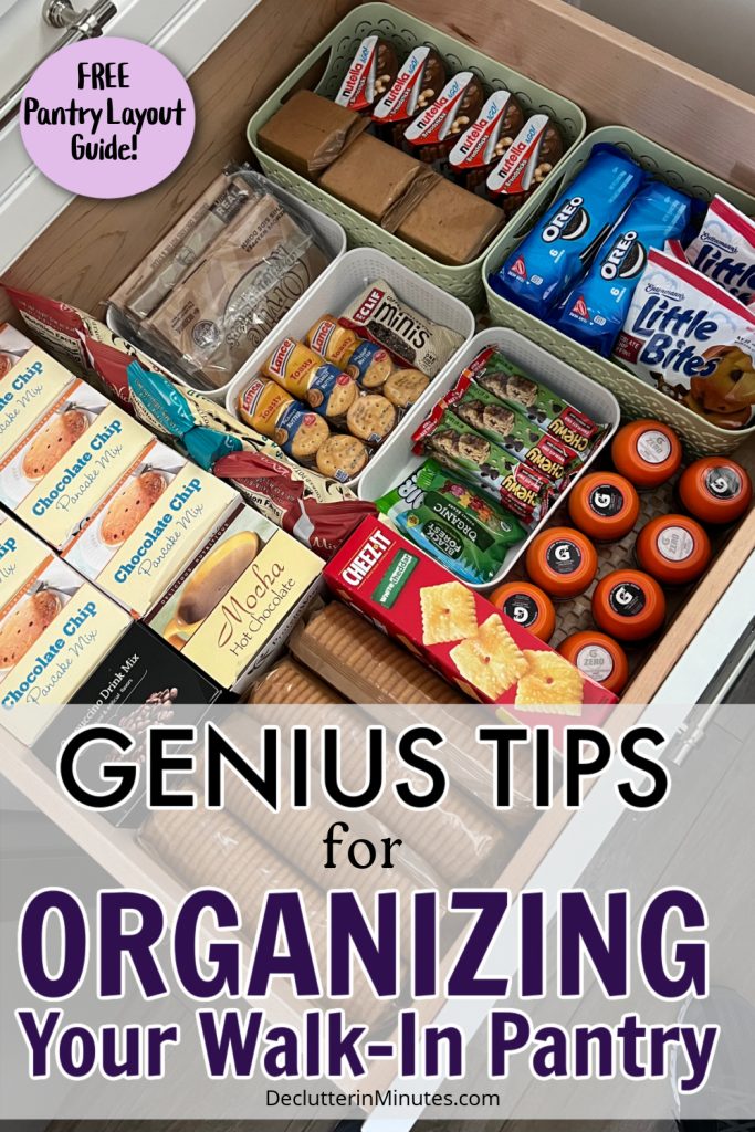 How to Organize a Walk-in Pantry
