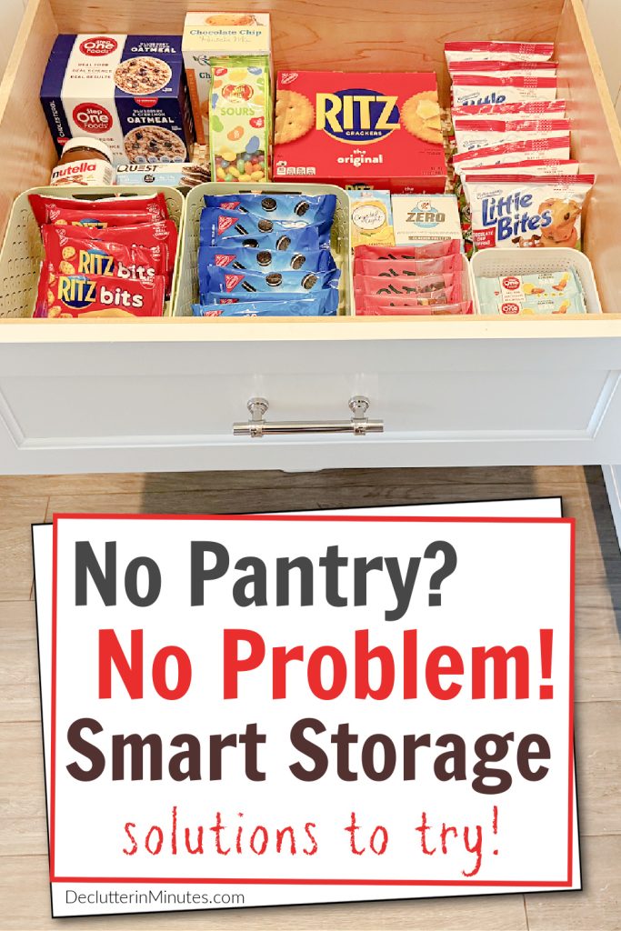 How to Store Food Without a Pantry