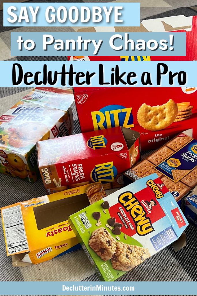 how to declutter a pantry
