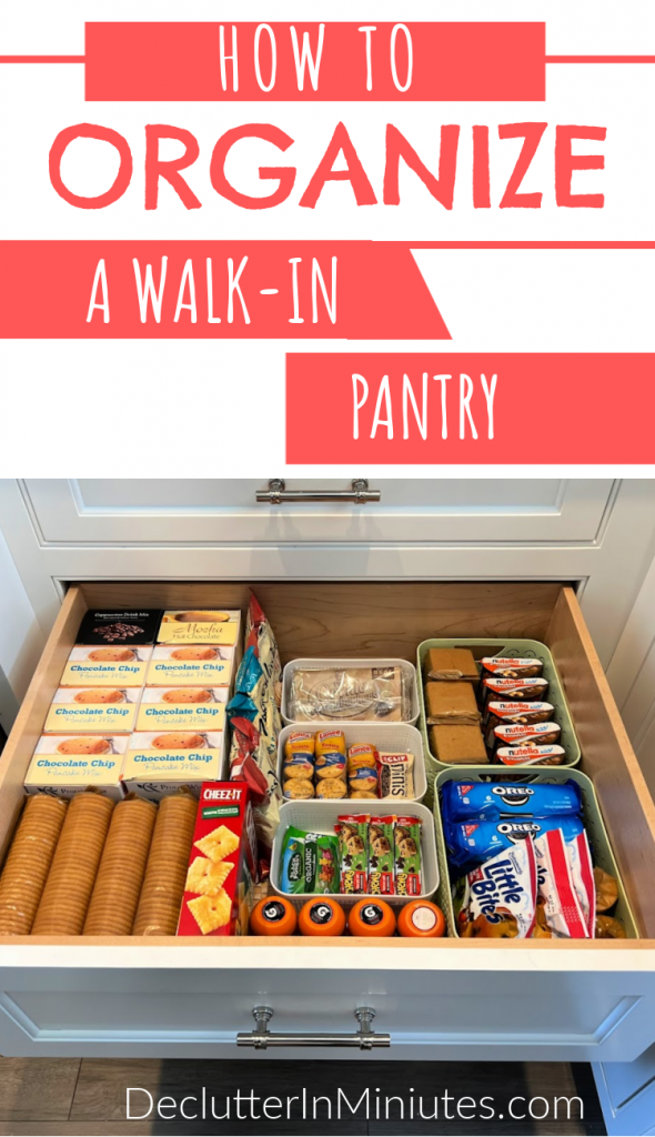 How to Organize a Walk-in Pantry