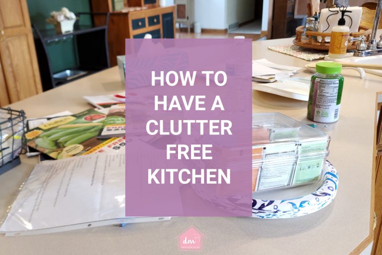 how to have a clutter-free kitchen