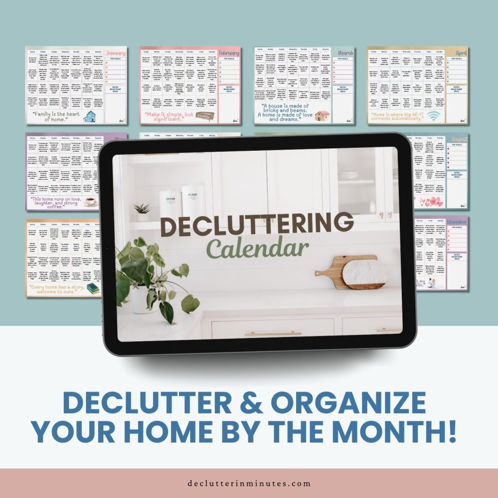 Organizing calendar image