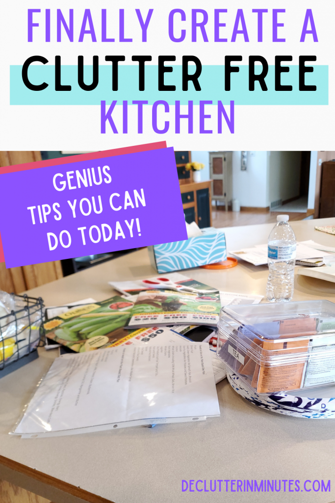 how to have a clutter-free kitchen