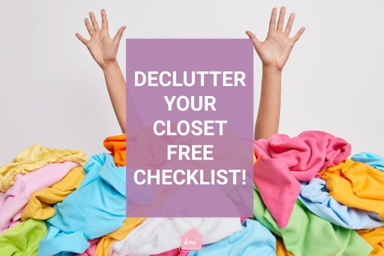 DECLUTTER YOUR CLOSET CHECKLIST