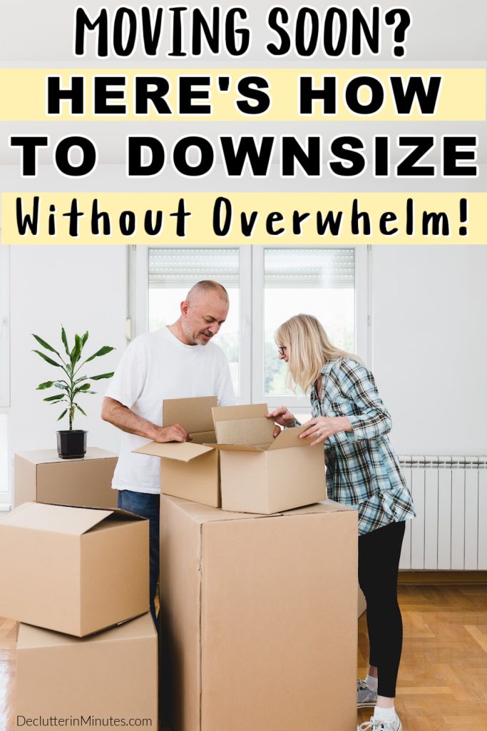 how to declutter before a move