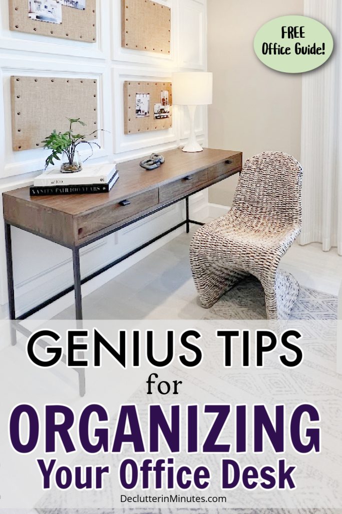 How to Organize an Office Desk