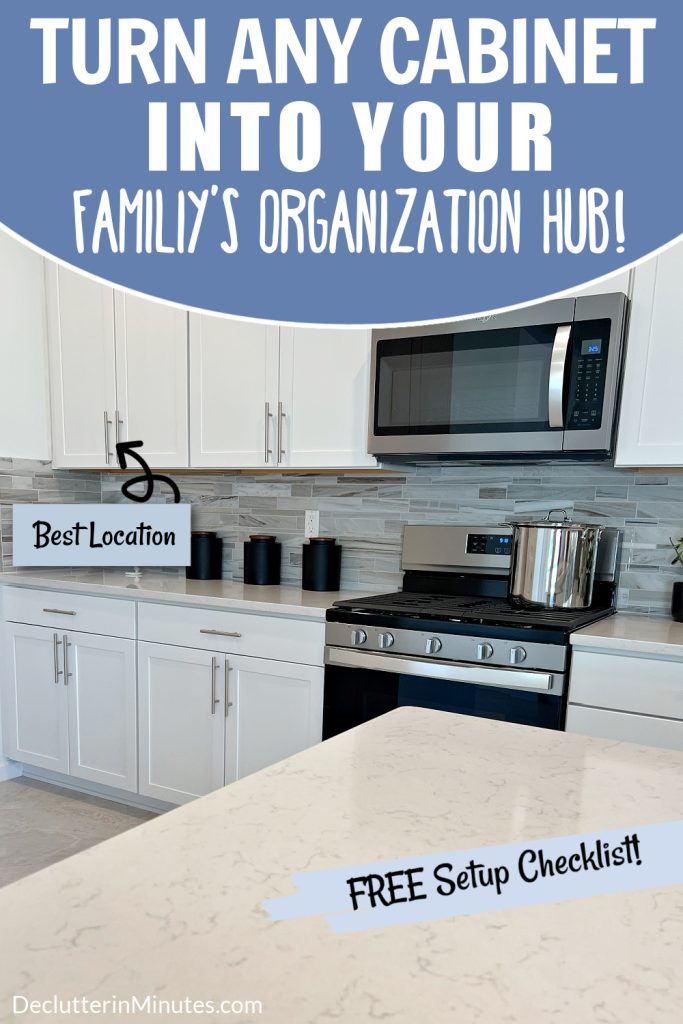 How to Set Up a Command Center Cabinet