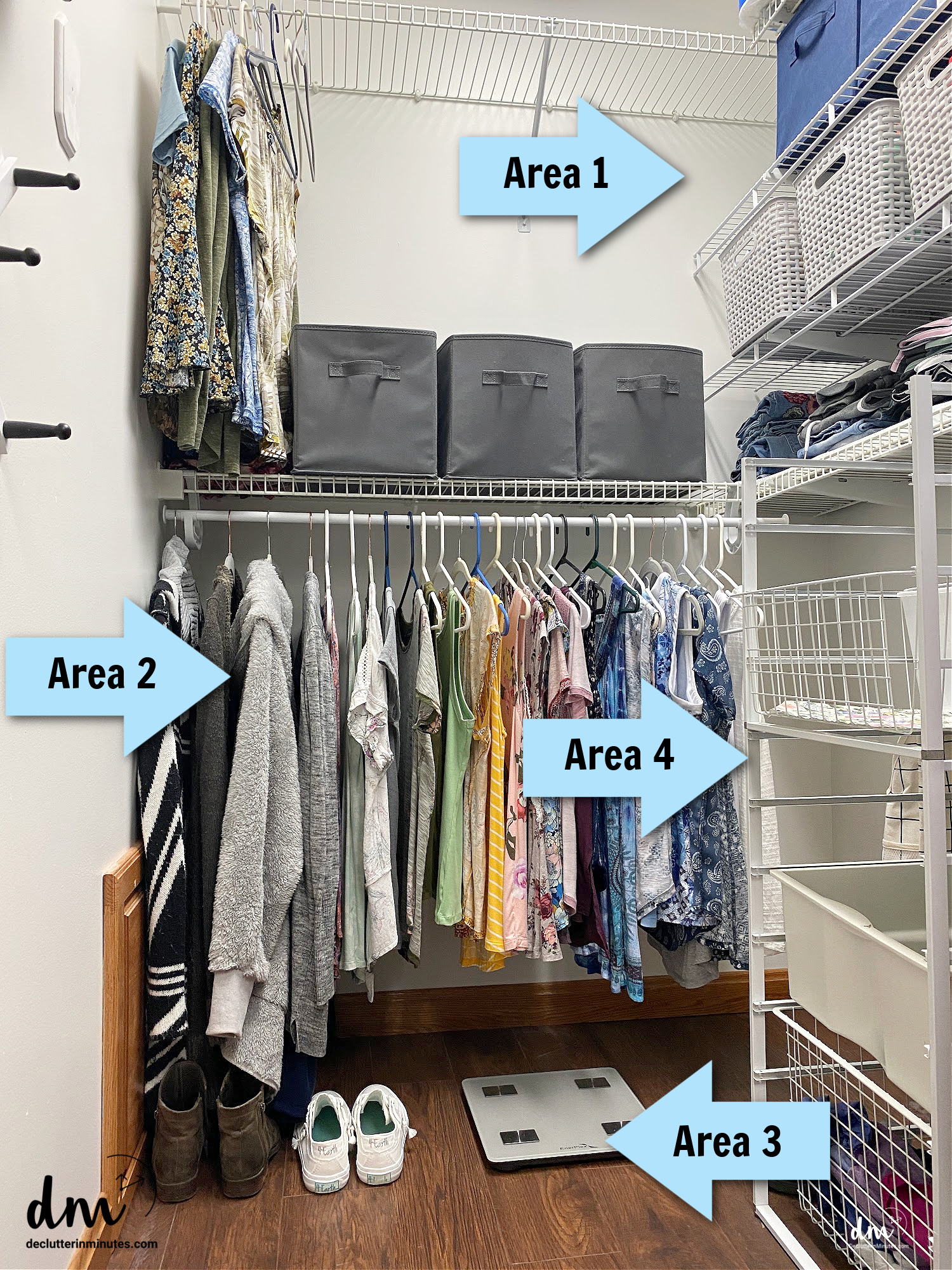 How to Declutter Your Closet - Declutter in Minutes