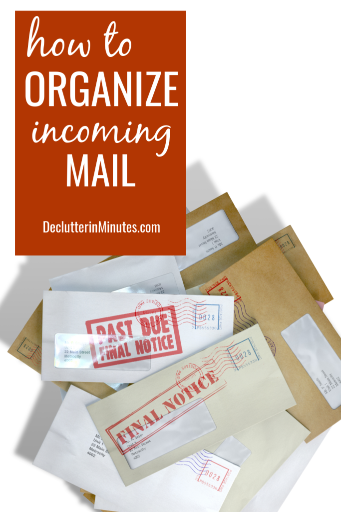 How to organize incoming mail
