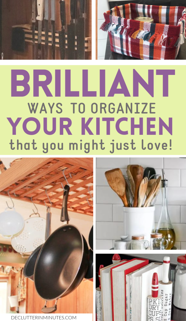 BRILLAINT WAYS TO ORGANIZER YOUR KITCHEN