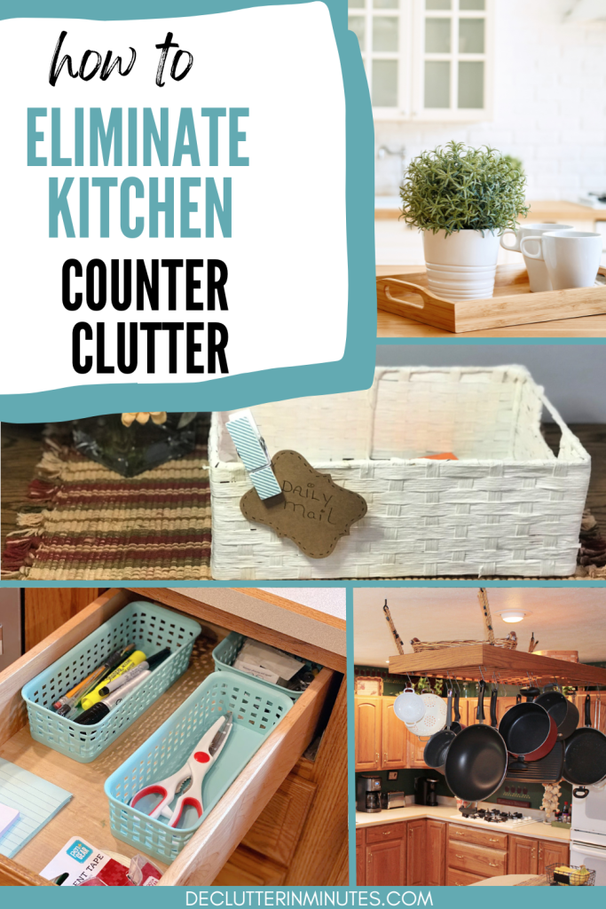 kitchen counter clutter