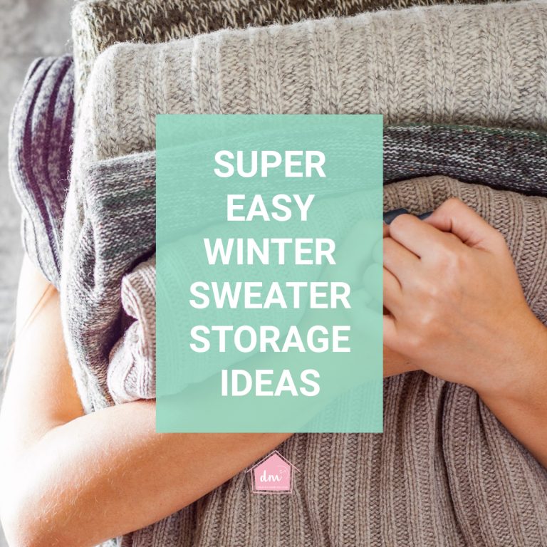 Bulky sweater storage ideas