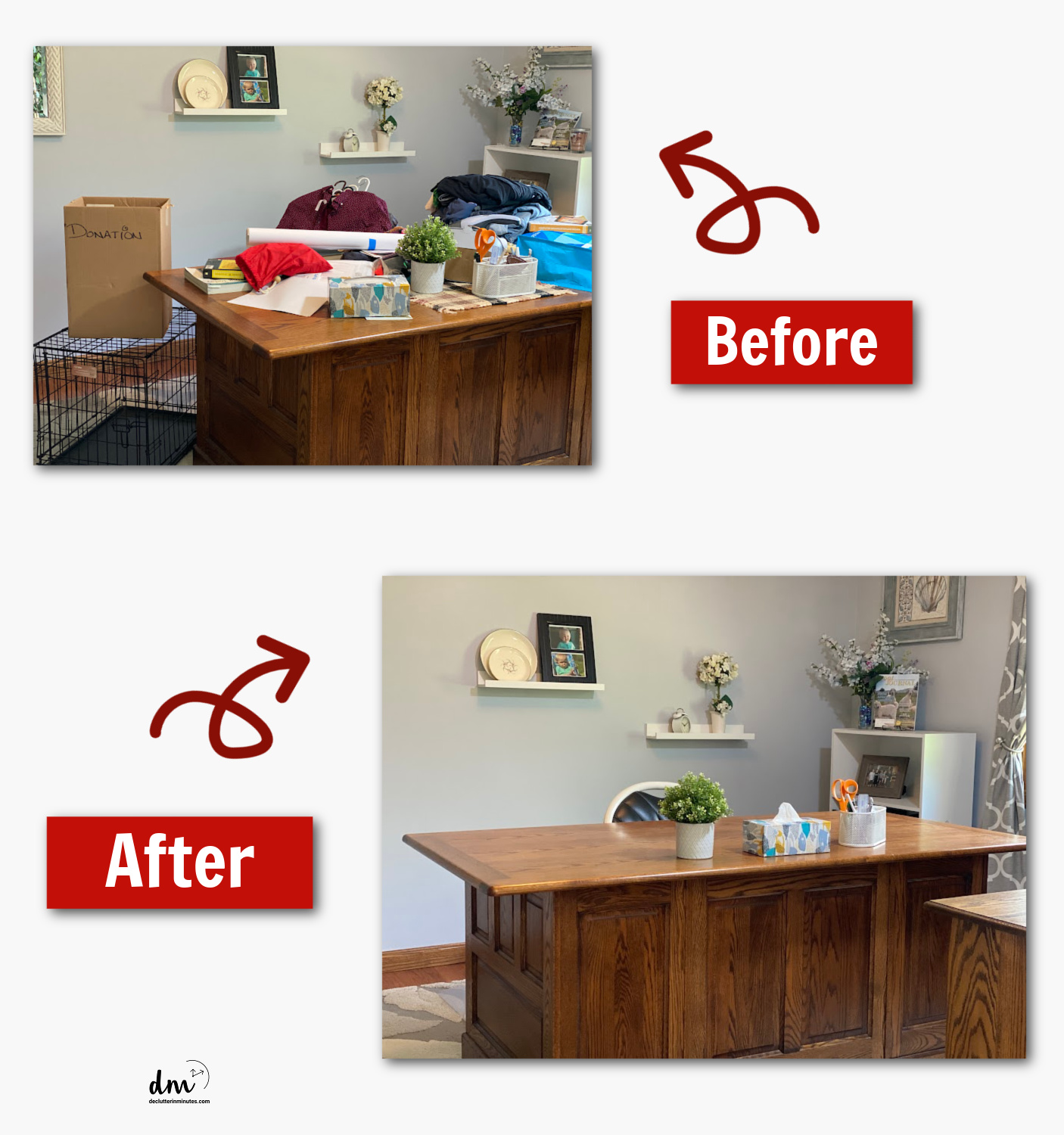 Brilliant Ways to Organize Your Home Office Space - Declutter in Minutes