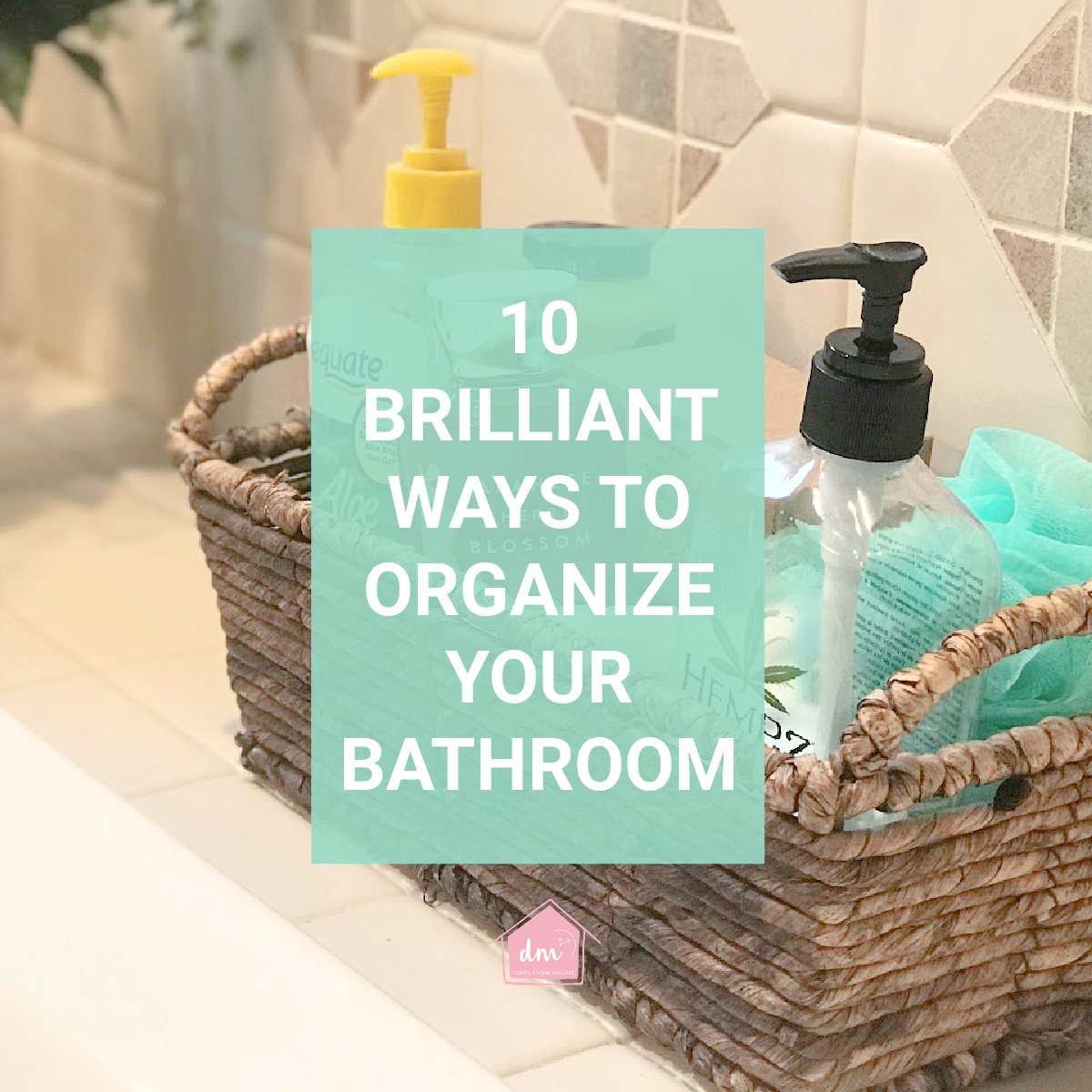 Brilliant Ways To Organize Your Bathroom - Declutter in Minutes