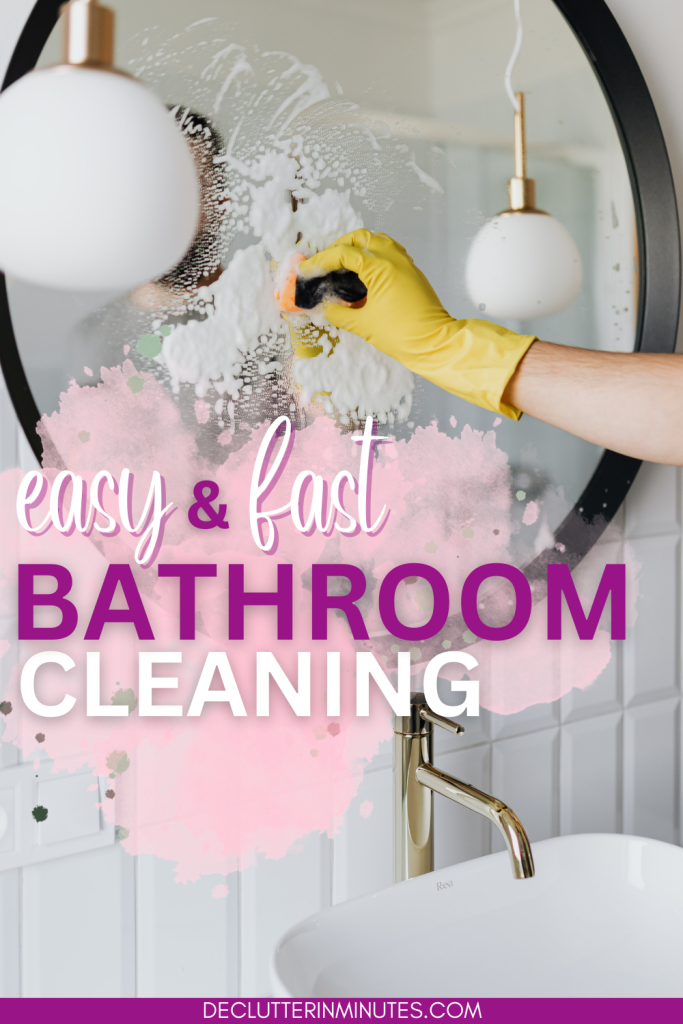 MONTHLY BATHROOM CLEANING CHECKLIST
