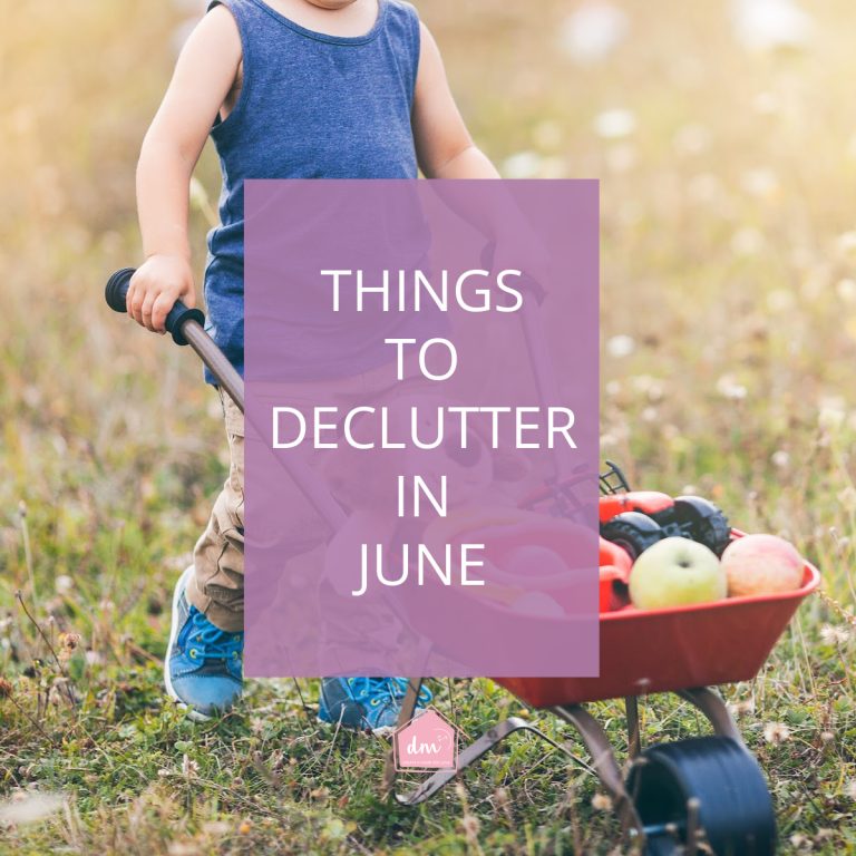 things to declutter in june