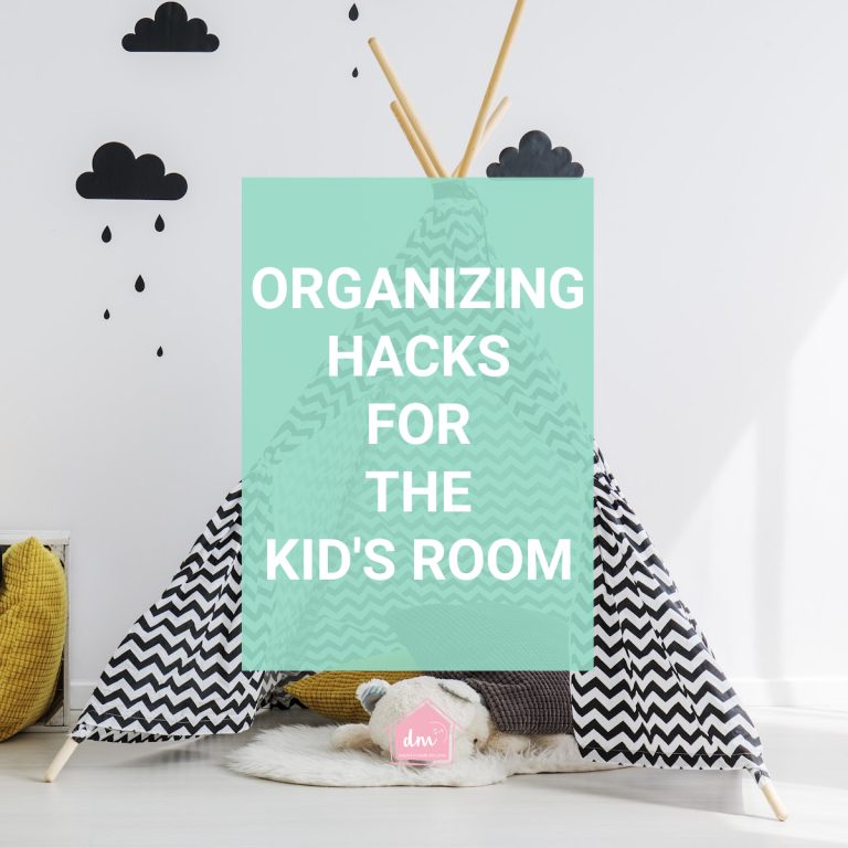 Organizing hacks for the kid's room