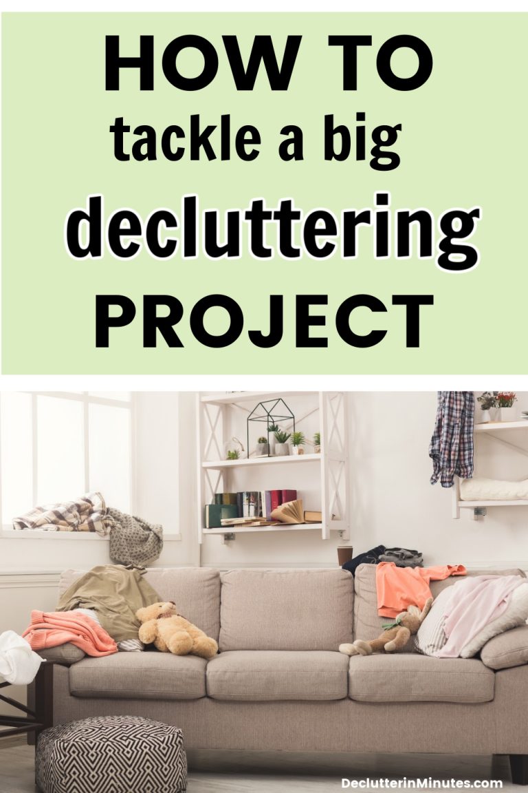 How to start decluttering your home - Declutter in Minutes