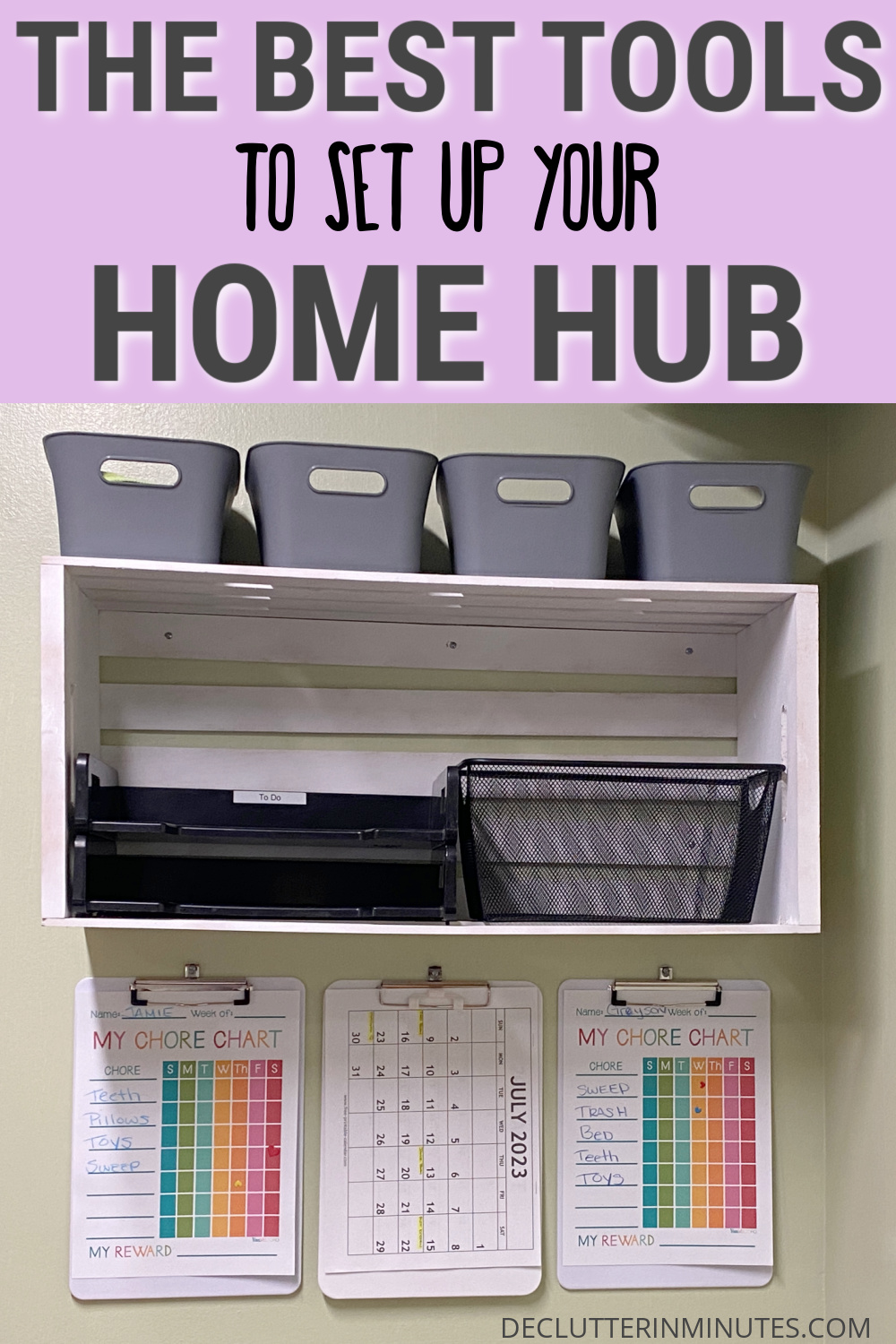 Best Home Hub Tools - Declutter in Minutes