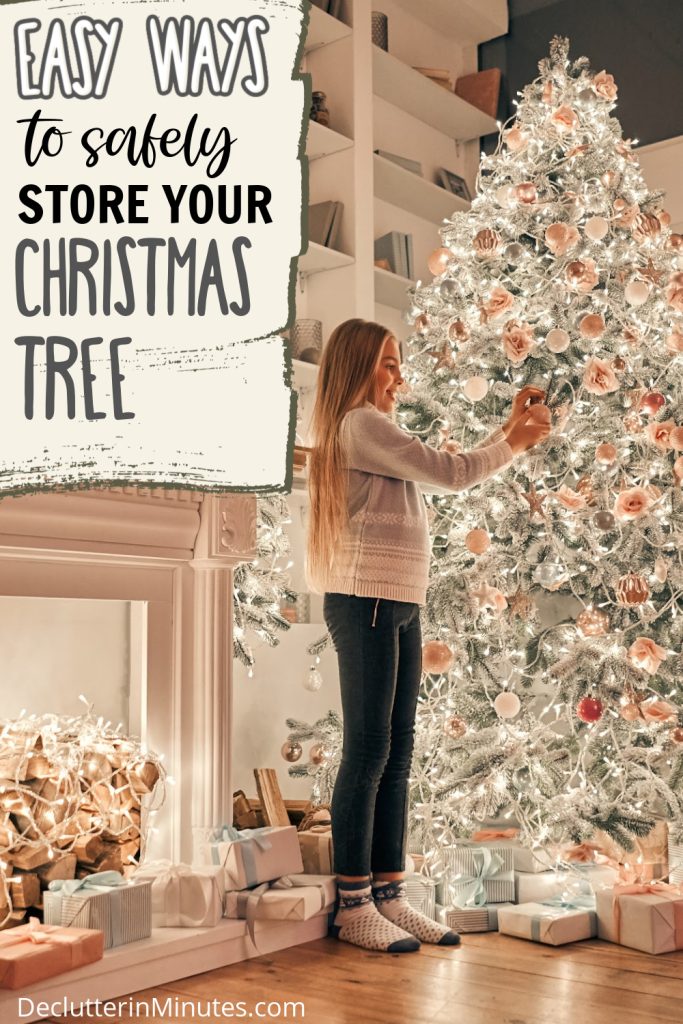 best way to store christmas trees