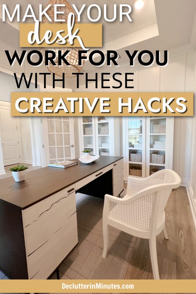 desk organizing hacks