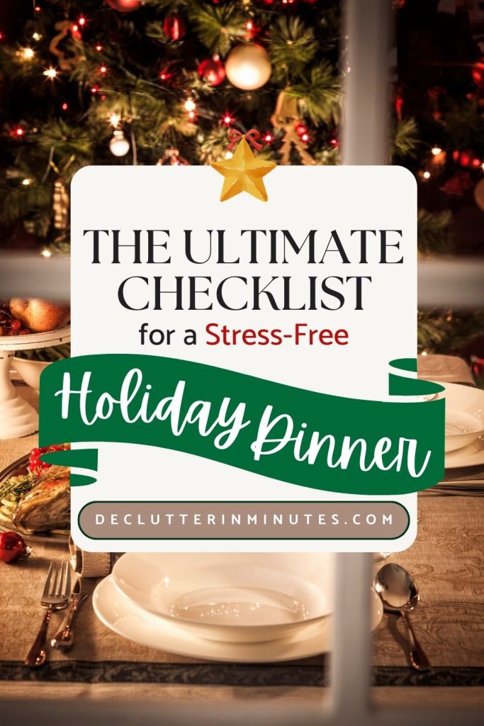 stress-free holiday dinner