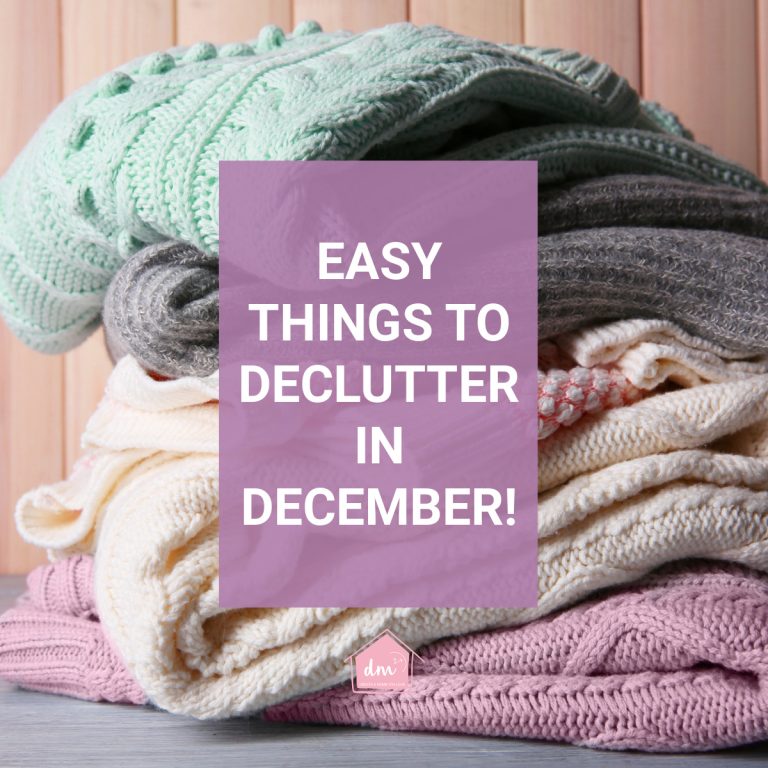 Things to declutter in December