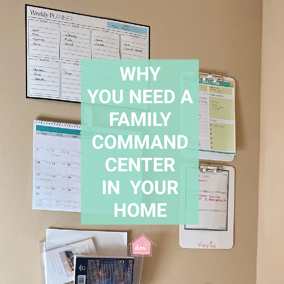 Home Command Structure What is a Command Center in a Home - Declutter in Minutes