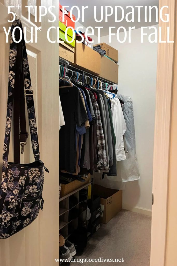 clothing in a closet with hangers 