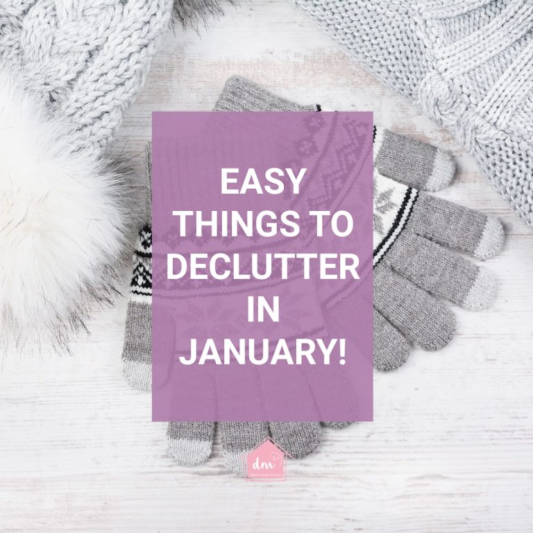 THINGS TO DECLUTTER IN JANUARY