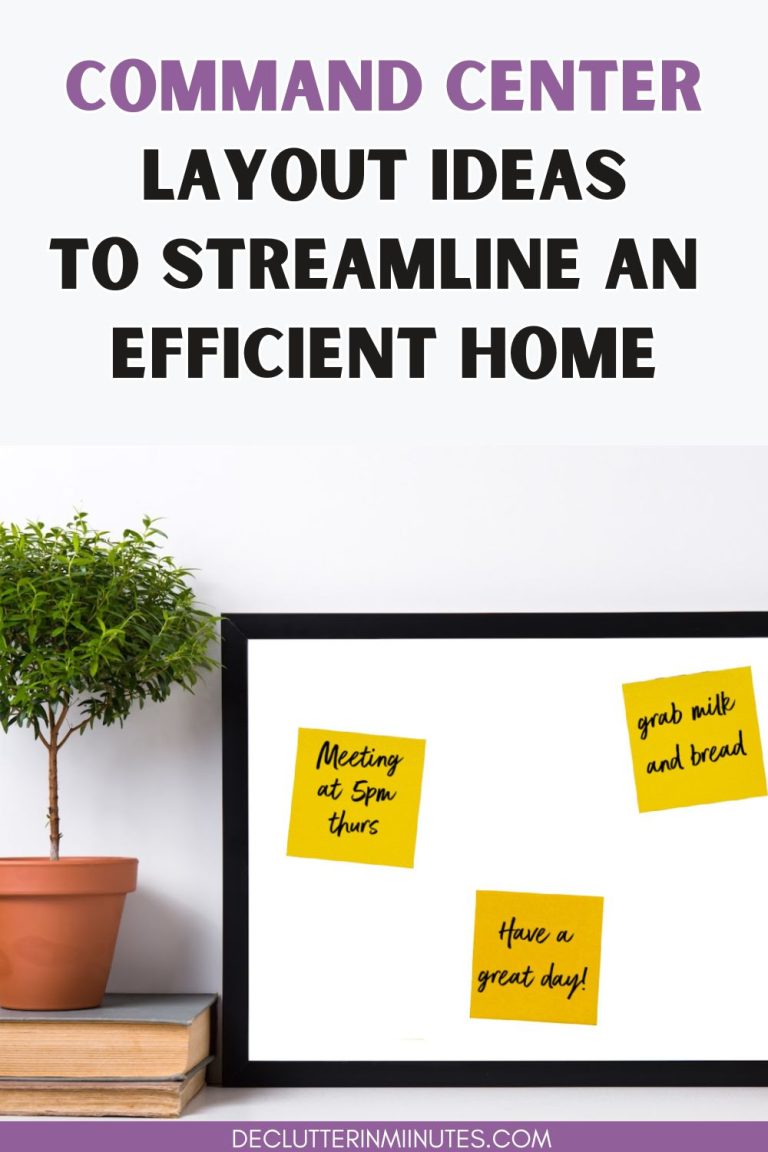 Home Command Structure Command Center Layout Ideas to STreamline an efficient home - Declutter ...